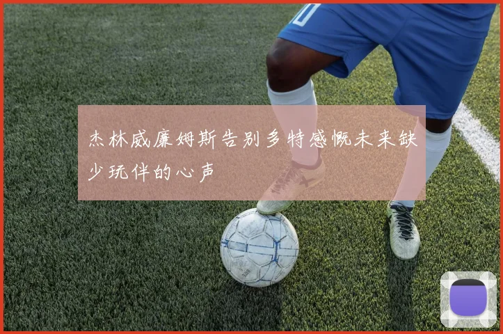杰林威廉姆斯告别多特感慨未来缺少玩伴的心声